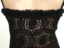 Load image into Gallery viewer, Chanel Vintage 04A 2004 Fall Autumn Crochet Camisole Black Tank Top FR 38 US 4/6