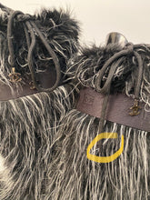 Load image into Gallery viewer, Chanel vintage 2002 Fantasy Fur Yeti gray knee high snow boots US size 7/7.5