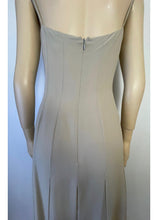 Load image into Gallery viewer, Chanel 04P 2004 Spring Beige Taupe Silk Dress FR 42 US 6/8
