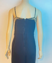 Load image into Gallery viewer, Rare Chanel 1985 Runway Haute Couture Crystal Embellished 2 Piece Dress Jacket Set