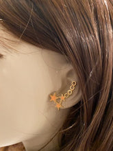 Load image into Gallery viewer, Chanel 01P, 2001 Spring Comte Coco shooting Stars Pierced Earrings