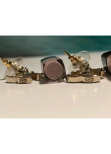 Load image into Gallery viewer, Chanel 08A 2008 Fall Pink Gold Miniature Nail Polish Dangle Pierced Earrings