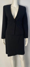 Load image into Gallery viewer, Vintage Chanel 98A, 1998 Fall black skirt suit FR 36