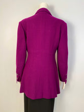Load image into Gallery viewer, NWOT 97A, 1997 Fall Chanel Vintage Merlot Jacket Blazer FR 34 US 2/4