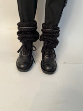Load image into Gallery viewer, Chanel 11A, 2011 Fall Runway Black Leather Boots EU 39 US 8.5/9