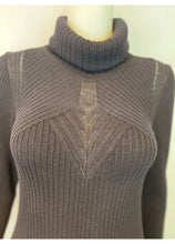 Load image into Gallery viewer, Chanel 08A 2008 Fall Black Turtleneck Sweater Dress FR 40 US 4/6