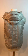 Load image into Gallery viewer, Chanel Silver Grey Zip Up Hooded Puffer Vest FR 42