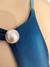 Load image into Gallery viewer, NWT Chanel 18S 2018 Summer Runway Light Blue One Piece Swim Suit FR 36 US 4