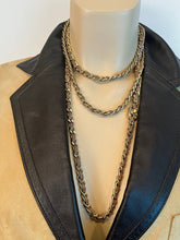 Load image into Gallery viewer, Chanel 12P 2012 Spring Extra Long Brown Chain Link CC Turn Lock Belt Necklace