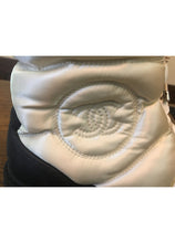 Load image into Gallery viewer, Chanel 2018 18A Winter White Nylon Down Shearling Lined Snow Winter Boots EU 38