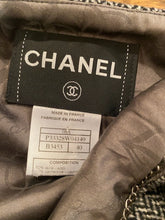 Load image into Gallery viewer, Chanel 08A 2008 Fall Collarless Herringbone Jacket with removable Cuffs FR 40 US 4