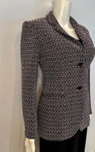 Load image into Gallery viewer, Vintage Chanel 98P, 1998 Spring black white blazer jacket FR 40 US 4/6