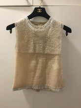 Load image into Gallery viewer, Rare Chanel 14P Runway 2 Piece Swarovski Crystal Blouse FR 36