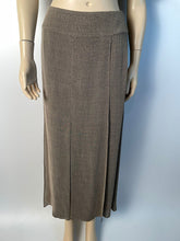 Load image into Gallery viewer, Chanel Vintage 99P 1999 Spring brown blouse long maxi skirt dress outfit set FR 38