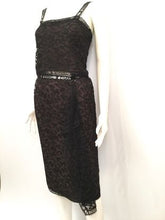 Load image into Gallery viewer, Rare! Chanel Vintage 98A Fall Logo Black Lace Tank top Blouse Camisole Skirt Set FR 38 US 4