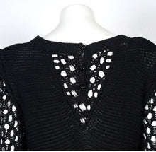 Load image into Gallery viewer, NWT Chanel 14P 2014 Spring Black Maxi Crochet Dress FR 38