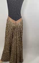 Load image into Gallery viewer, Chanel 03A 2003 Fall Long Maxi Gold Sequin Skirt FR 42