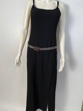 Load image into Gallery viewer, Vintage Chanel 98P, 1998 Spring black maxi long dress FR 40