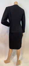 Load image into Gallery viewer, Vintage Chanel 1980’s Collection 15 Black Linen Skirt Suit US 2/4