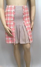 Load image into Gallery viewer, Chanel 04C, 2004 Cruise Resort tweed Chiffon Pink Taupe Jacket Skirt Suit Set FR 46 US 10/12