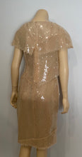 Load image into Gallery viewer, Chanel 08P 2008 Spring Beige Sequin Cocktail Dress FR 36 US 4