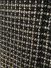 Load image into Gallery viewer, Chanel 12S 2012 Summer Black Metallic Tweed Pink Jacket FR 44 US 8/10