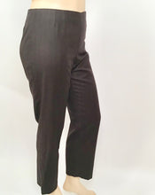 Load image into Gallery viewer, Vintage Chanel 01A, 2001 Fall Brown Pinstripe pant trouser wool cashmere US 10/12
