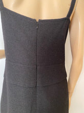 Load image into Gallery viewer, Chanel Vintage 04A, 2004 Fall long black maxi sleeveless wool gown dress FR 40 US 4