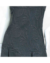 Load image into Gallery viewer, Chanel 09P, 2009 Spring Navy blue Tube Tennis Theme Dress FR 38 US 4
