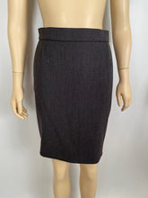 Load image into Gallery viewer, 94A 1994 Fall Very Rare Vintage Chanel Skirt Suit in Grey/Red/Black FR 42 US 6/8