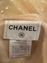 Load image into Gallery viewer, Chanel 08P 2008 Spring Beige Sequin Cocktail Dress FR 36 US 4