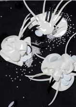 Load image into Gallery viewer, Rare Chanel 01P 2001 Spring Runway Flower Cape Blouse Top FR 38 US 4