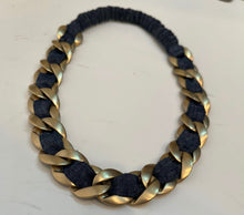 Load image into Gallery viewer, Chanel 08C 2008 Cruise Denim Gold Chain Headband/Necklace/Bracelet