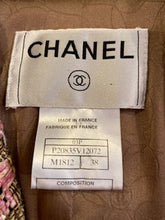 Load image into Gallery viewer, Chanel Vintage 03P, 2003 Spring Pink Brown Tweed Cotton jacket blazer skirt suit set FR 38 US 4