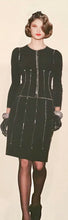 Load image into Gallery viewer, Chanel Vintage 06A 2006 Fall Autumn &quot;washed&#39;Velvet Jacket w/ chains FR 42 US 6/8
