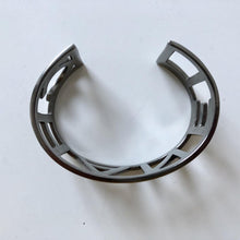 Load image into Gallery viewer, Chanel 15P 2015 Spring Block Letters Cuff Letter Bracelet Bangle