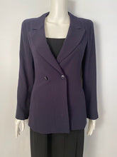 Load image into Gallery viewer, Vintage Chanel 98A, 1998 Fall Double Breasted Dark Navy Blue Jacket FR 38 US 4