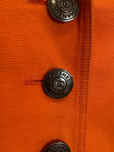 Load image into Gallery viewer, 1990’s Chanel Boutique Vintage Orange Mini Skirt Suit Set US 2/4