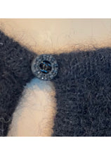 Load image into Gallery viewer, Chanel 09A 2009 Fall Runway Black Sweater Dress FR 34 US 4