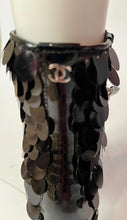Load image into Gallery viewer, Chanel Black Sequin embellished ankle Boots Booties EU 37 US 6/6.5