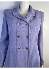 Load image into Gallery viewer, Rare Chanel 98P 1998 Spring Vintage Lilac Double Breasted Jacket Skirt Suit FR 44 US 10