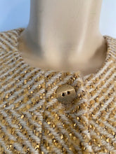 Load image into Gallery viewer, Chanel 00A 2000 Fall Gold Skirt Suit FR 38