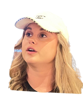 Load image into Gallery viewer, Chanel White CC Terry Cloth Cotton Baseball Cap Hat Size Medium