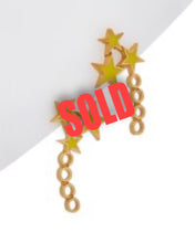 Load image into Gallery viewer, Chanel 01P, 2001 Spring Comte Coco shooting Stars Pierced Earrings