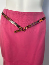Load image into Gallery viewer, Vintage Chanel 00T 2000 Multicolor Skinny Python Snakeskin Belt Sz 80/32