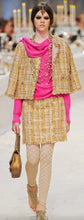 Load image into Gallery viewer, Chanel 2012 Fall 12A Pink Fuchsia Sweater w attached Scarf FR 34