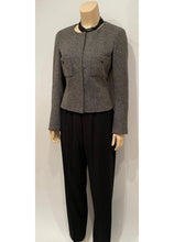 Load image into Gallery viewer, Chanel 08A 2008 Fall Collarless Herringbone Jacket with removable Cuffs FR 40 US 4