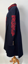 Load image into Gallery viewer, Rare Hard to Find Chanel 15A 2015 Pre-Fall Paris-Salzburg Navy Red Coat FR 40 US 4/6