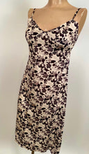 Load image into Gallery viewer, Chanel 05P, 2005 Spring CC Logo Camellia Silk Spaghetti Strap Dress FR 38 US 4/6