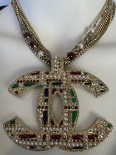 Load image into Gallery viewer, Rare Chanel Gold Pearl Gripoix Large CC strand 2019 Fall 19A Paris-Egypt Necklace